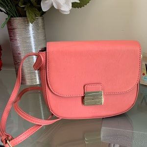 Pink crossbody bag